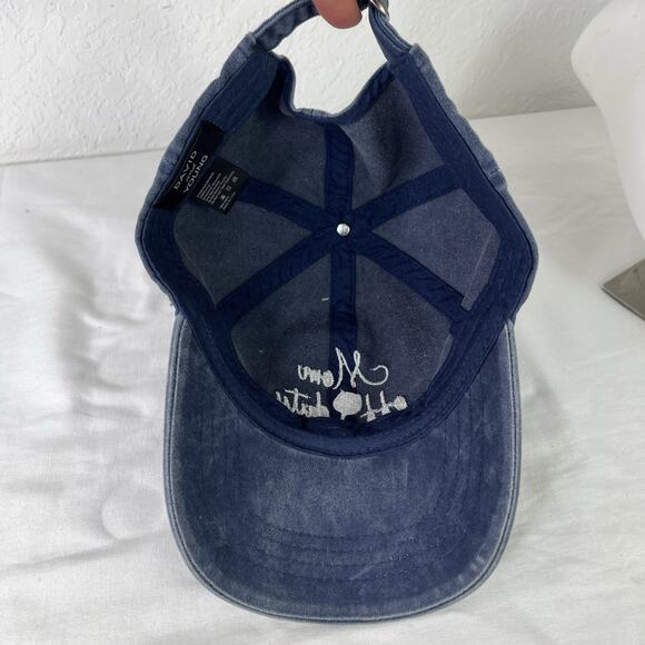 David & Young Mom Off Duty Blue Baseball Cap Size One Size NWT 100% Cotton - Picture 6 of 8